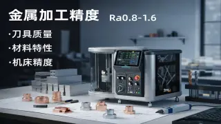 金属加工表面粗糙度一般是多少？Xmachine XM-100桌面五轴CNC精度解析（Ra0.8-1.6）