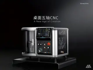 Xhorse3D XM-100 桌面五轴CNC全面测评：真联动、自动换刀、金属加工全解析