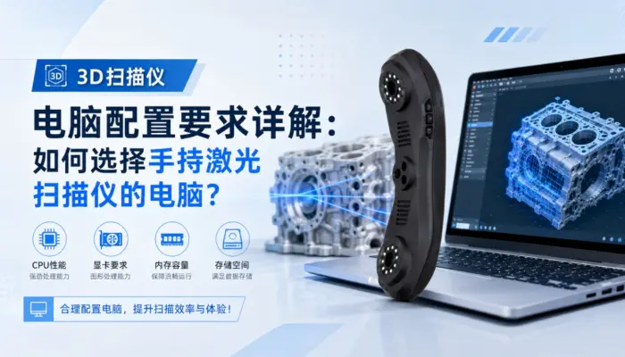 3D扫描仪电脑配置要求详解：如何选择适合手持激光扫描仪的电脑？
