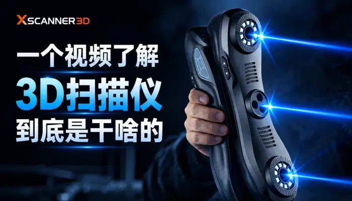 一个视频了解3D扫描仪到底是干啥的_30s速通3D扫描仪_激光扫描仪_扫描建模_建模_三维扫描