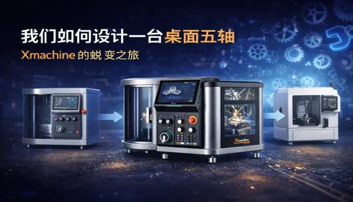 我们如何设计一台桌面五轴Xmachine的蜕变之旅
