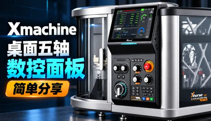 Xmachine桌面五轴数控面板简单分享