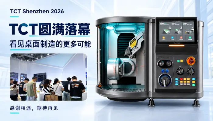 TCT圆满落幕|看见桌面制造的更多可能 感谢每一位莅临展位、与我们交流的朋友。