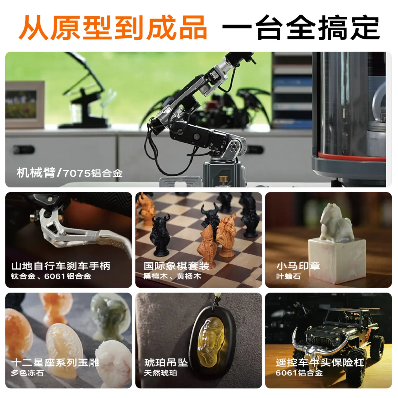 Xhorse3D-WM100五轴桌面CNC加工中心「水冷」 — 缩略图 7
