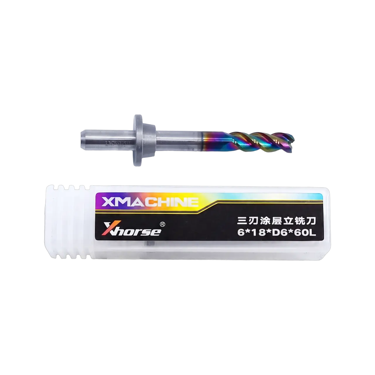 XM100/WM100 桌面五轴 CNC D6 刀库专用涂层三刃立铣刀 — 缩略图 6