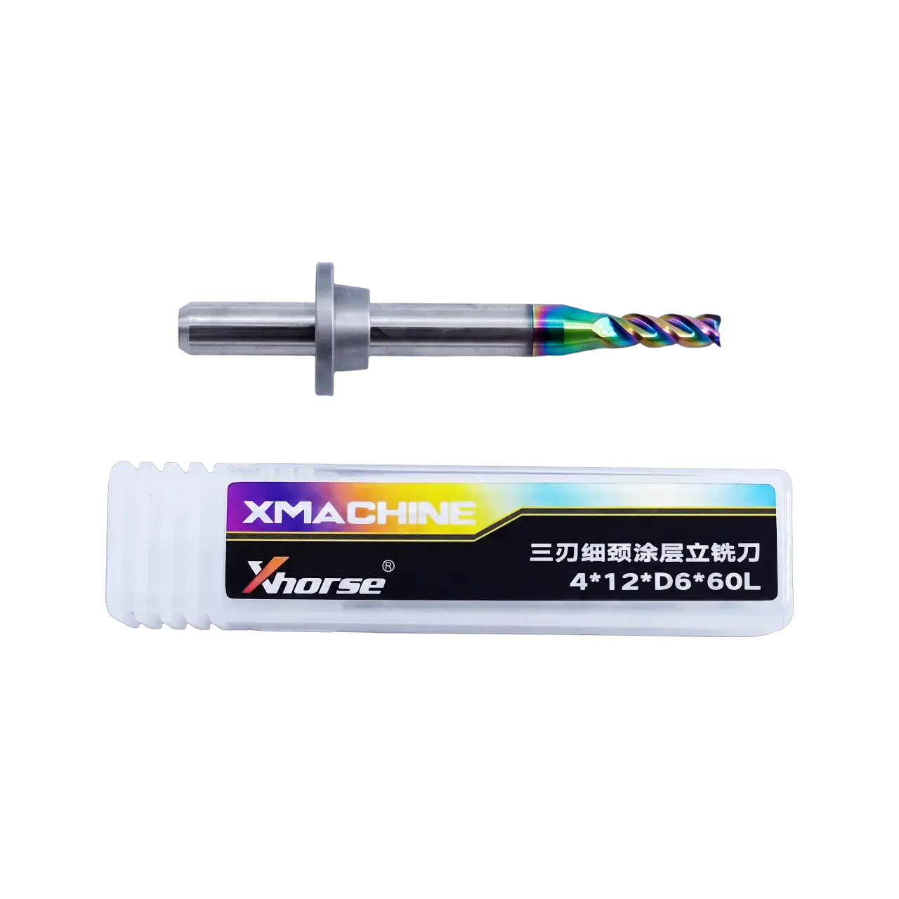 XM100/WM100 桌面五轴 CNC D6 刀库专用涂层三刃细颈立铣刀 — 缩略图 6