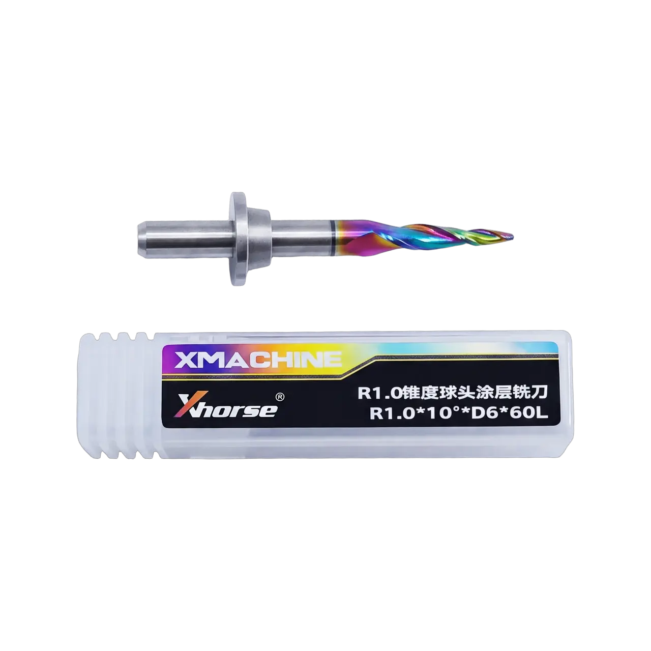 XM100/WM100 桌面五轴 CNC D6 刀库专用涂层 R1.0 锥度球头铣刀 — 缩略图 6