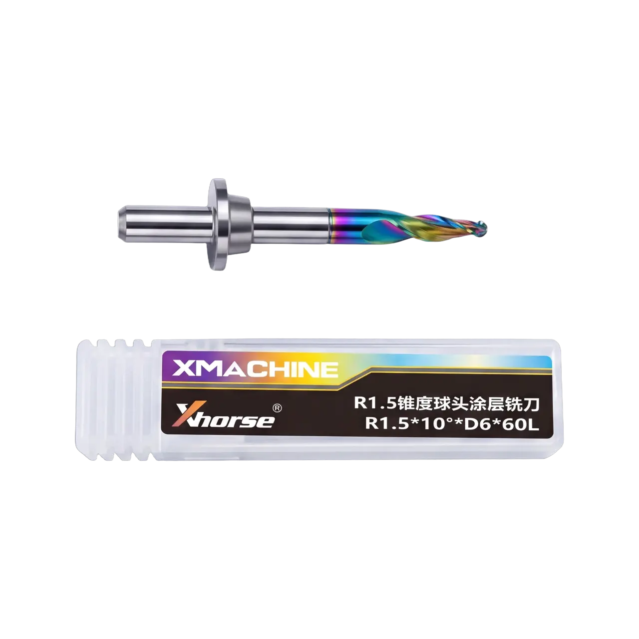 XM100/WM100 桌面五轴 CNC D6 刀库专用涂层 R1.5 锥度球头铣刀 — 缩略图 6