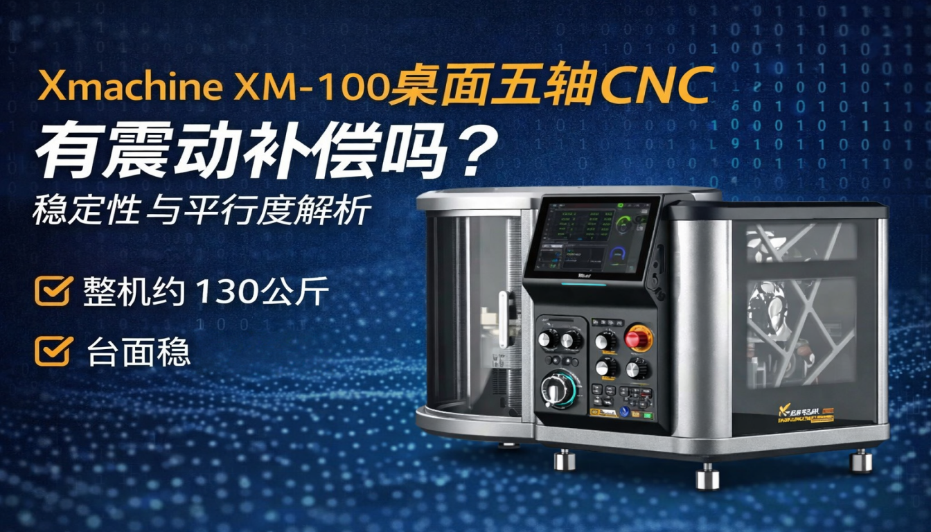 Xmachine XM-100桌面五轴CNC有震动补偿吗？