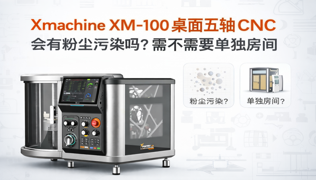 Xmachine XM-100桌面五轴CNC加工中心会有粉尘污染吗？是否需要单独房间