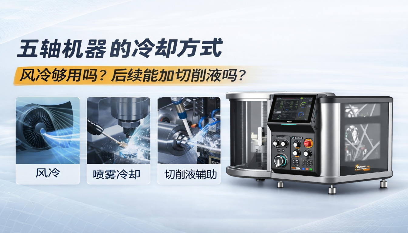 Xmachine XM-100桌面五轴CNC冷却方式怎么选？风冷、喷雾与切削液说明
