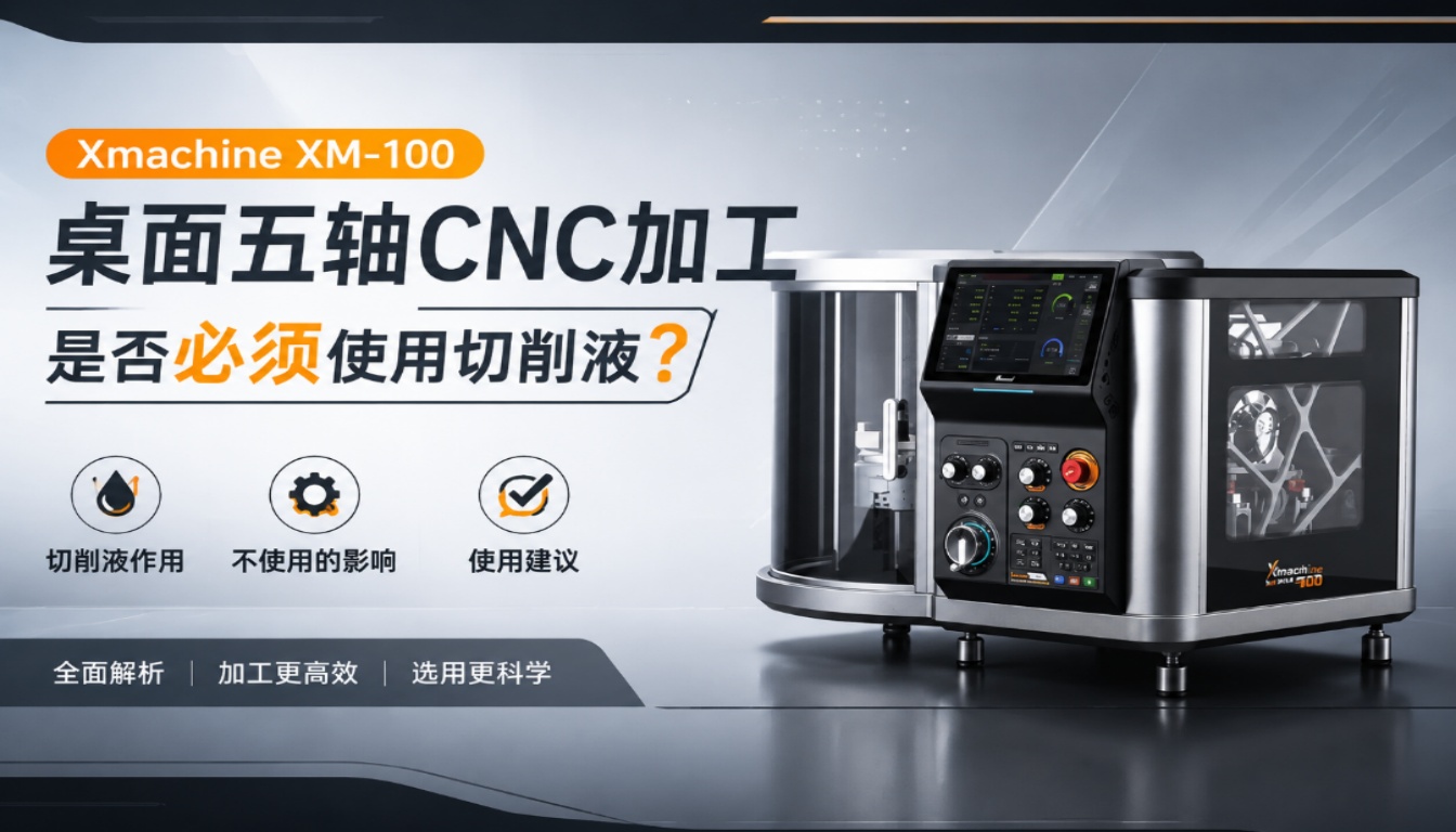 Xmachine XM-100 桌面五轴CNC加工是否必须使用切削液？