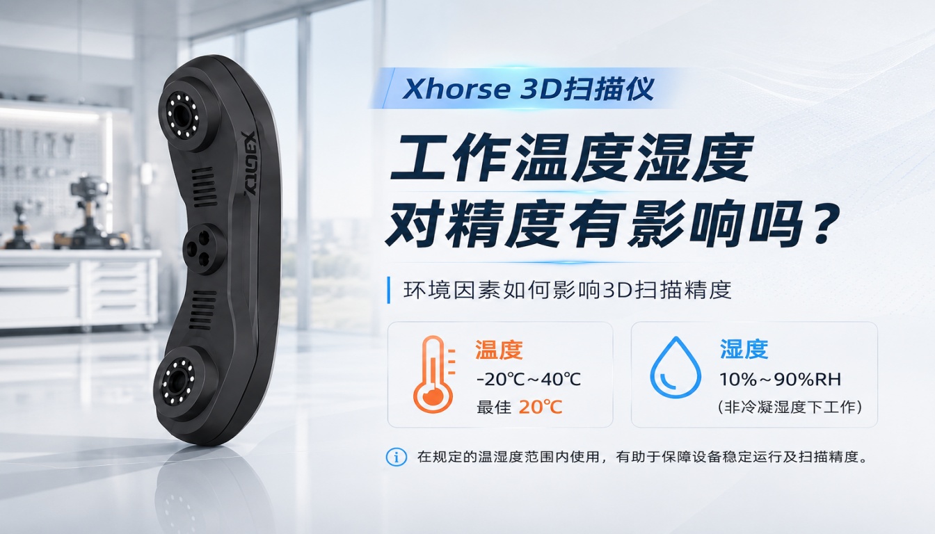 Xhorse 3D扫描仪工作温度湿度对精度有影响吗？