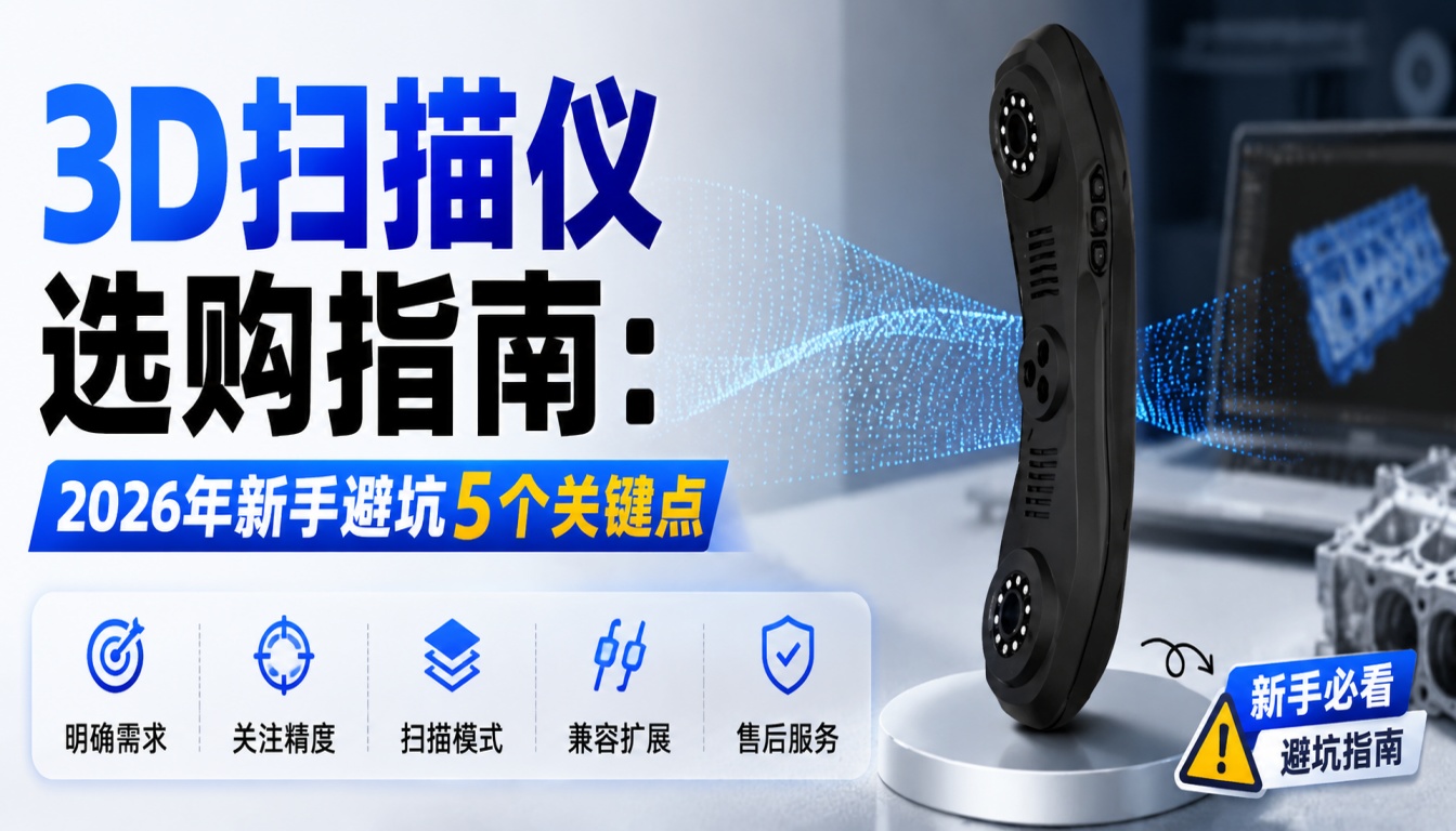 3D扫描仪选购指南：2026年新手避坑5个关键点
