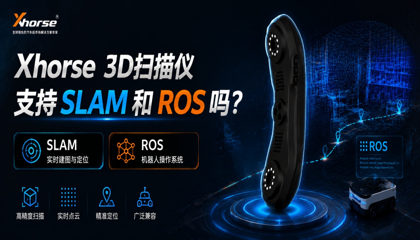 Xhorse 3D扫描仪支持SLAM和ROS吗？