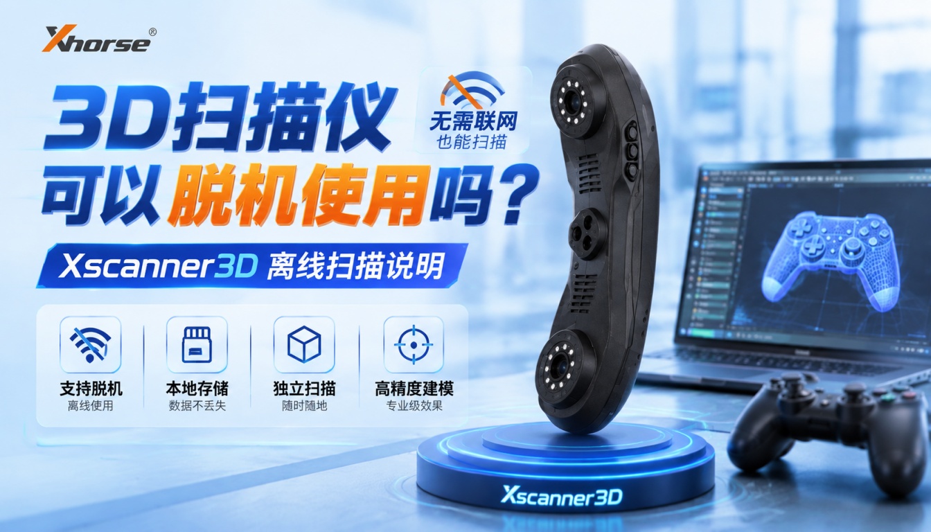 3D扫描仪可以脱机使用吗？Xscanner3D离线扫描说明