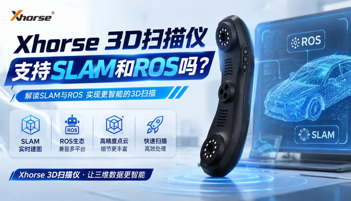 Xhorse 3D扫描仪支持SLAM和ROS吗？
