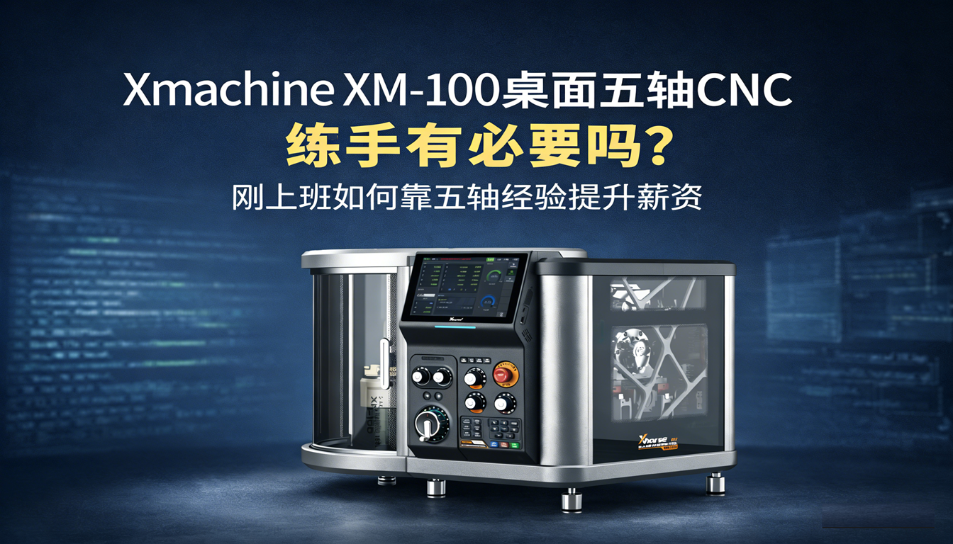 Xmachine XM-100桌面五轴CNC练手有必要吗？刚上班如何靠五轴经验提升薪资